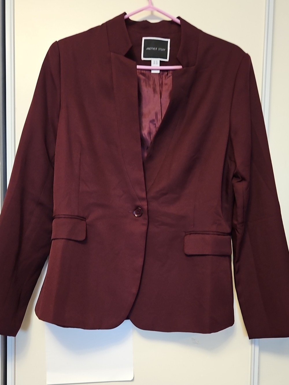 Aritzia Tailored Blazer - Wine